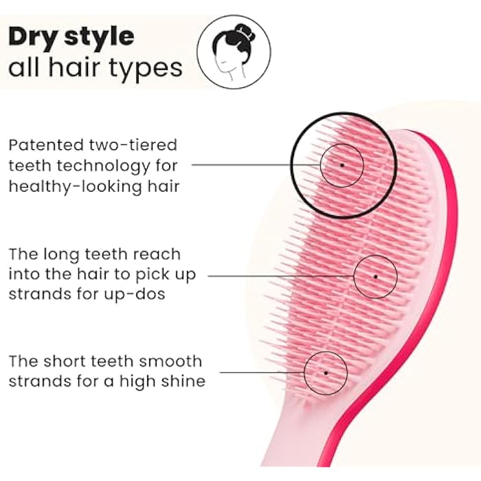 TANGLE TEEZER The ultimate styler bright pink - Image 2